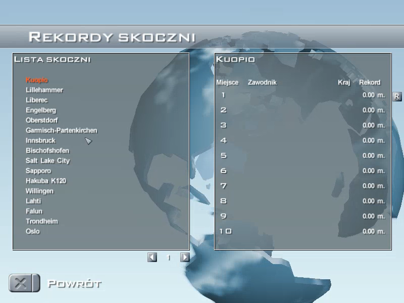Ski Springen 2002 screenshot 4 for Playstation